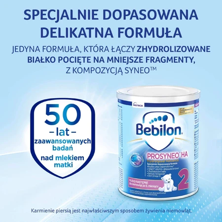 Bebilon Prosyneo HA gehydrolyseerd Advance 2, opvolgmelk, na 6 maanden, 400 g