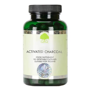 G&amp;G Activated Charcoal, geactiveerde houtskool 450 mg, 90 capsules