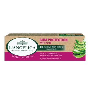 L'Angelica, pasta de dientes con aloe, Protección de las encías, 75 ml