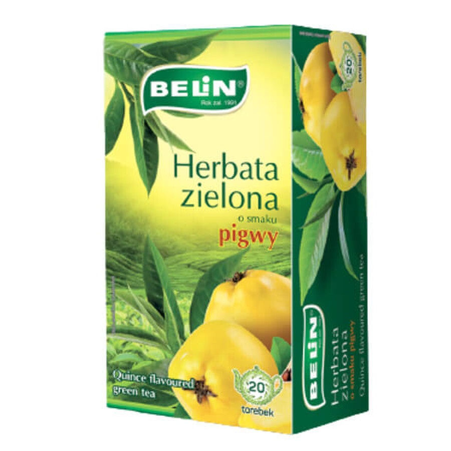 Boutique Belin Thé vert au coing, 1,75 g x 20 sachets Belin Thé vert au coing, 1,75 g x 20 sachets