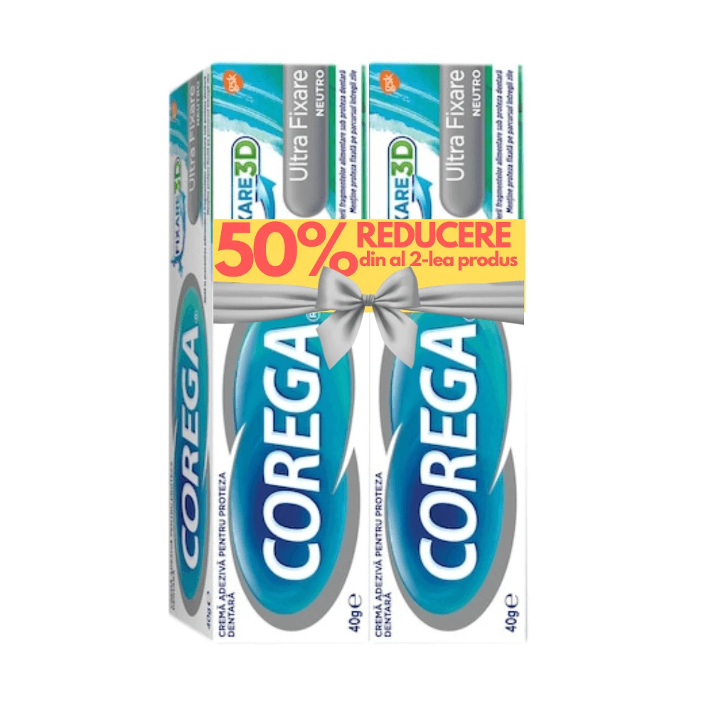 Neutro Corega Denture Adhesive Cream Package, 40g + 50% discount on…