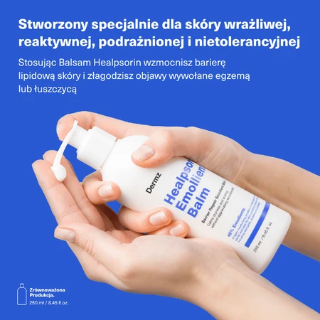 Healpsorin Emollient Balm, barrier body lotion, 250 ml