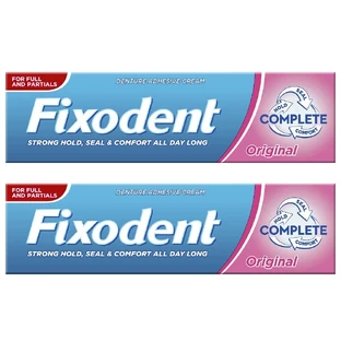 Fixodent Complete Original denture adhesive cream pack, 47 g + 47 g, Procter&Gamble