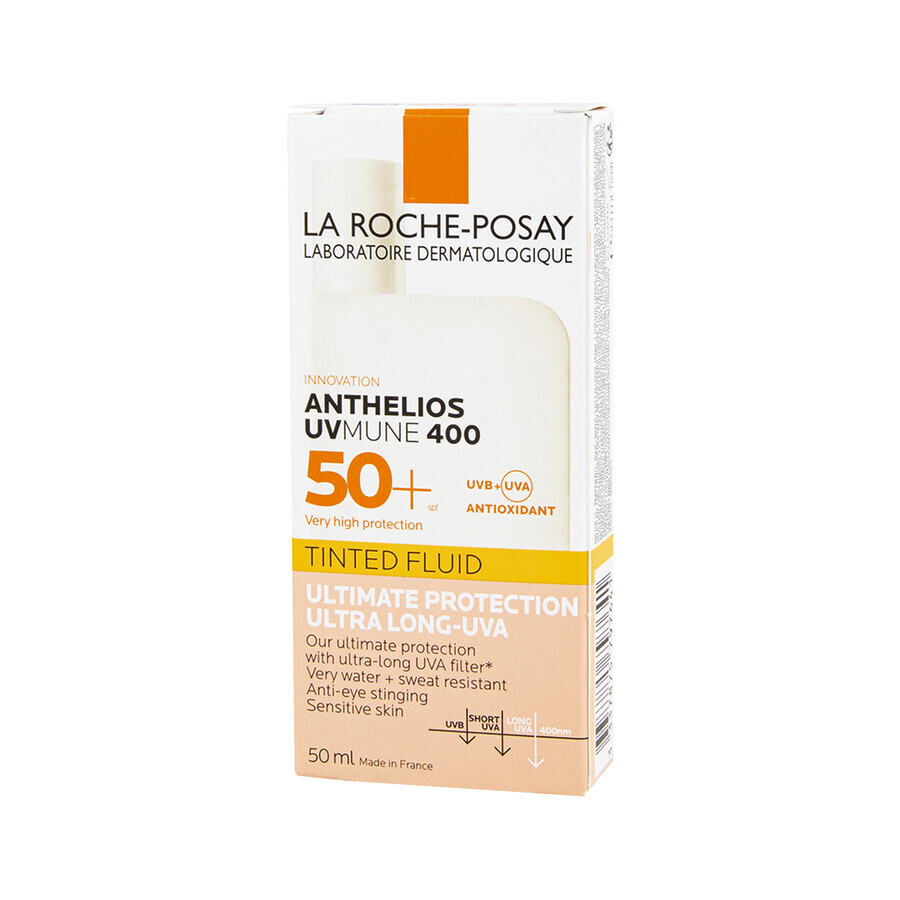 Acquista La Roche-Posay Anthelios UVMune 400, fluido protettivo colorato, SPF 50+, 50 ml La Roche-Posay Anthelios UVMune 400, fluido protettivo colorato, SPF 50+, 50 ml
