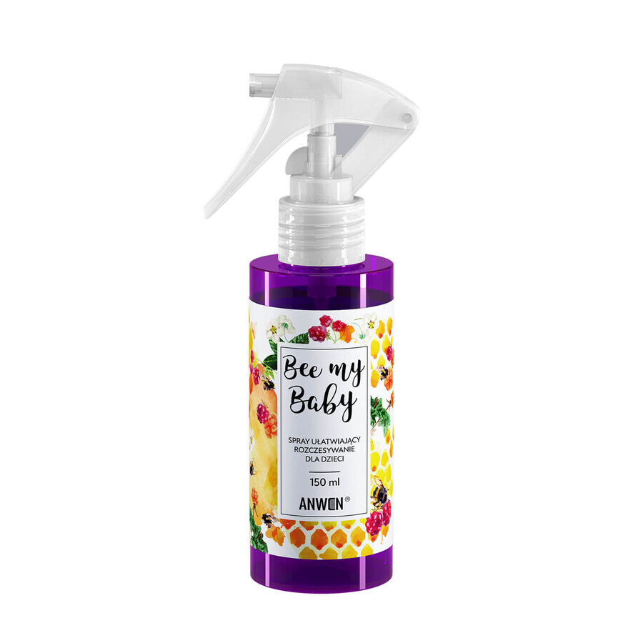 Boutique Anwen Bee My Baby, spray démêlant pour enfants, 150 ml Anwen Bee My Baby, spray démêlant pour enfants, 150 ml