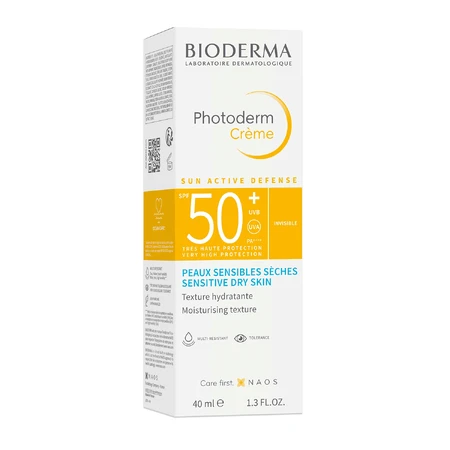 Bioderma Photoderm Creme, protective face cream, dry skin, SPF 50+, 40 ml