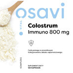 Osavi Vital Colostrum Immuno 800 mg, 120 capsule