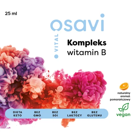 Osavi Vital Vitamin B complex, spray buccal, arôme orange, 25 ml