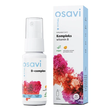 Osavi Vital Vitamin B complex, spray buccal, arôme orange, 25 ml
