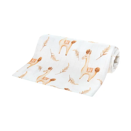 Bocioland, bamboo diaper, 30 x 30 cm, alpaca, 1 pc
