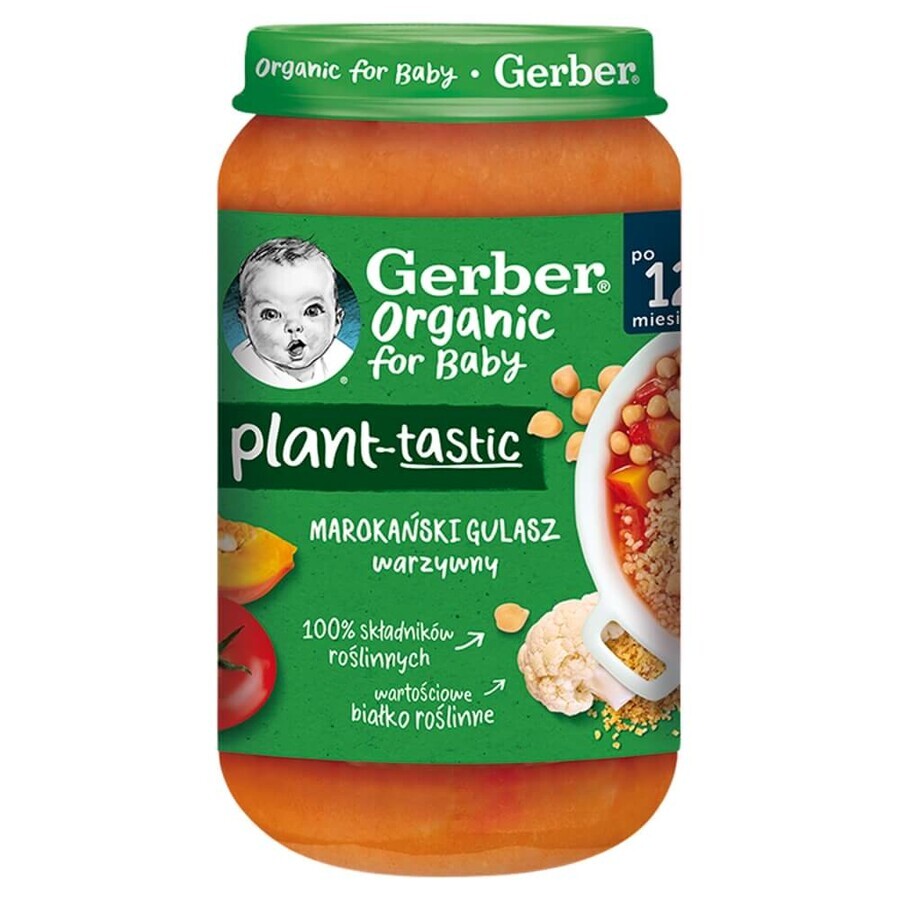 Comprar Gerber Organic Plant-Tastic, guiso de verduras marroquí, a partir de 12 meses, 250 g Gerber Organic Plant-Tastic, guiso de verduras marroquí, a partir de 12 meses, 250 g