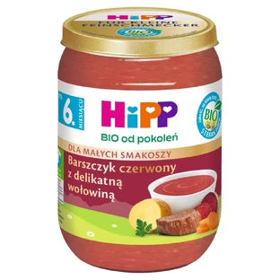 HiPP Zupa Bio, Roter Borschtsch mit zartem Rindfleisch, nach 6 Monaten, 190 g