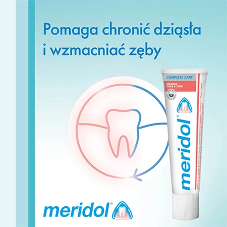 Meridol Complete Care, Zahnpasta, empfindliches Zahnfleisch und Zähne, 75 ml