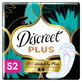 Discreet Plus Deo, atmungsaktive Damenbinden, Waterlily, 52 St&#252;ck