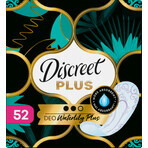 Discreet Plus Deo, toallas sanitarias transpirables, Waterlily, 52 piezas Discreet Plus Deo, toallas sanitarias transpirables, Waterlily, 52 piezas