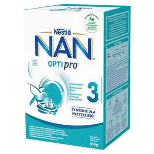 Nestle NAN Optipro 3, Milchnahrung Junior für Kinder ab 1 Jahr, 650 g