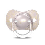 Suavinex SX Pro Gold Edition, suzetă, silicon, fiziologică, gri, 6-18 luni, 1 buc 