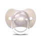 Suavinex SX Pro Gold Edition, pacifier, silicone, physiological, gray, 6-18 months, 1 pc