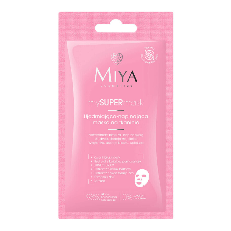 Comprar Miya mySUPERmask, mascarilla de tela reafirmante y tensora, 1 pieza Miya mySUPERmask, mascarilla de tela reafirmante y tensora, 1 pieza