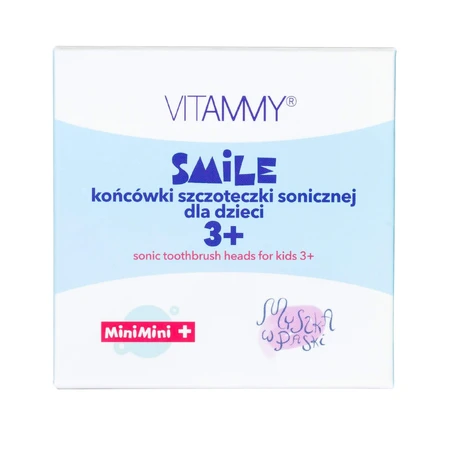 Vitammy Smile, embouts de brosse à dents sonique pour enfants, MiniMini+, à partir de 3 ans, 4 pièces