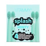 Vitammy Splash, tips sonic toothbrush for children, mint, from 8 years, 4 pieces