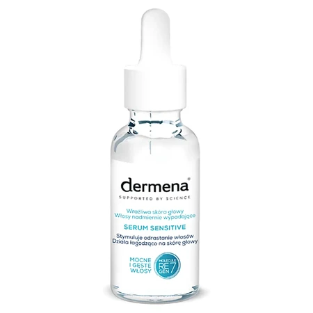 Dermena Sensitive, Serum zur Stimulierung des Haarwuchses für empfindliche Kopfhaut, 50 ml