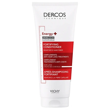 Vichy Dercos Energy+, acondicionador fortalecedor del cabello, 200 ml