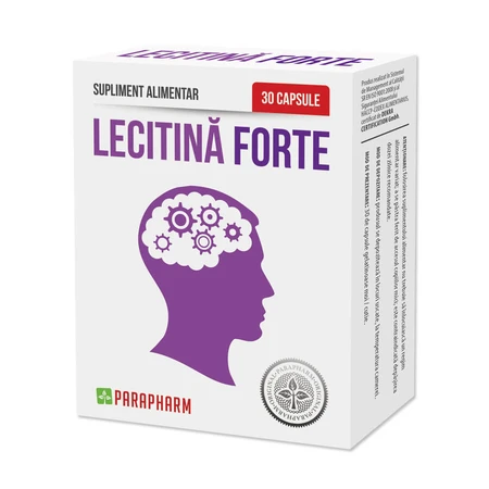 Lecithine Forte verpakking, 30 + 30 capsules, Parapharm