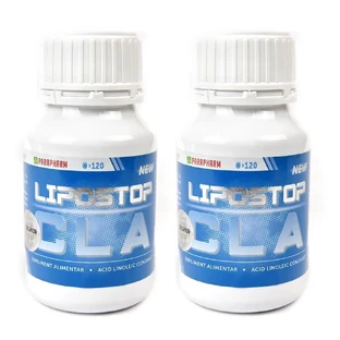 Lipostop CLA package, 120 + 120 capsules, Parapharm