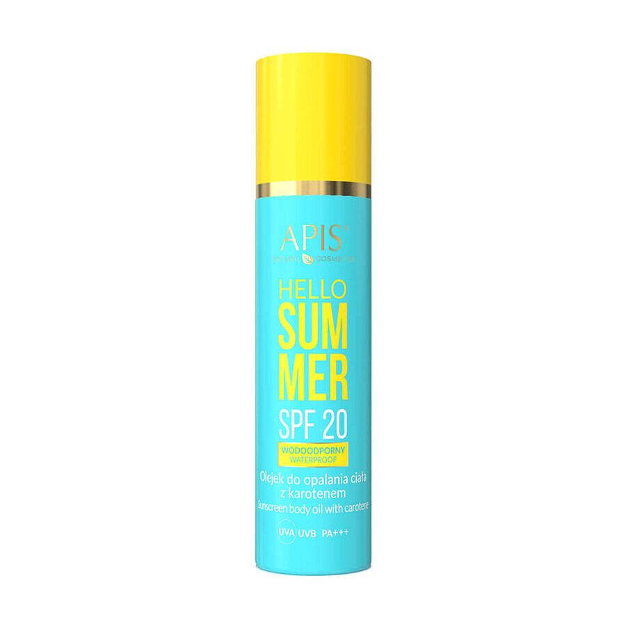 Buy Apis Hello Summer, carotene sun protection oil, SPF 20, 150 ml Apis Hello Summer, carotene sun protection oil, SPF 20, 150 ml