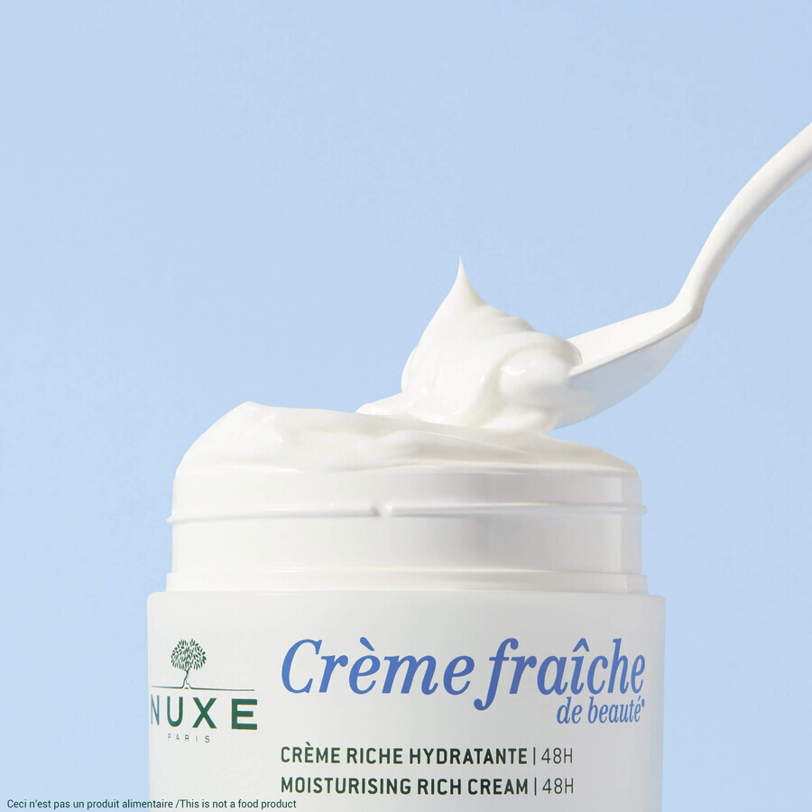 Nuxe Creme Fraiche de Beaute, crema idratante ricca 48h, pelle secca, 50 ml Nuxe Creme Fraiche de Beaute, crema idratante ricca 48h, pelle secca, 50 ml