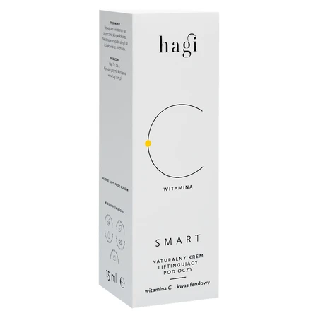 Hagi Smart C, crème lifting naturelle pour les yeux à la vitamine C, 15 ml