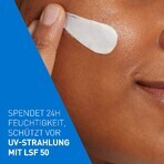 Cremă de față hidratantă CeraVe, cu ceramide, piele normală și uscată, SPF 50, 52 ml, L'Oréal Cremă de față hidratantă CeraVe, cu ceramide, piele normală și uscată, SPF 50, 52 ml, L'Oréal