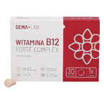 SEMA Lab Vitamina B12 Forte Complex, 30 comprimate filmate SEMA Lab Vitamina B12 Forte Complex, 30 comprimate filmate