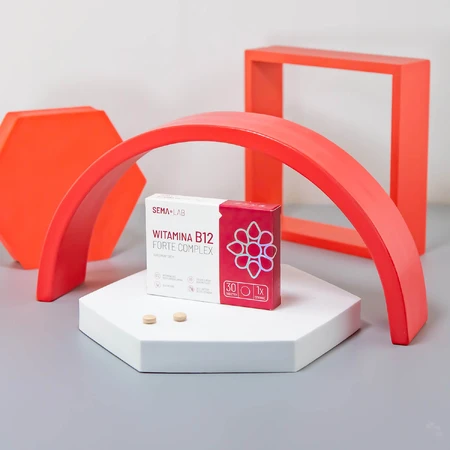 SEMA Lab Vitamine B12 Forte Complex, 30 filmomhulde tabletten