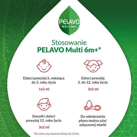 Pelavo Multi 6m+, gotas para niños y bebés a partir de los 6 meses, 20 ml