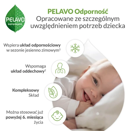 Pelavo Immunity, drops for babies and children over 6 months old, 20 ml