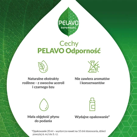 Pelavo Immunity, drops for babies and children over 6 months old, 20 ml