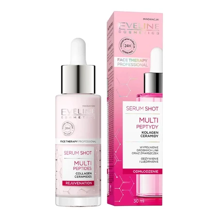 Eveline Cosmetics Serum Shot, Verjüngungskur, Multipeptide, 30 ml