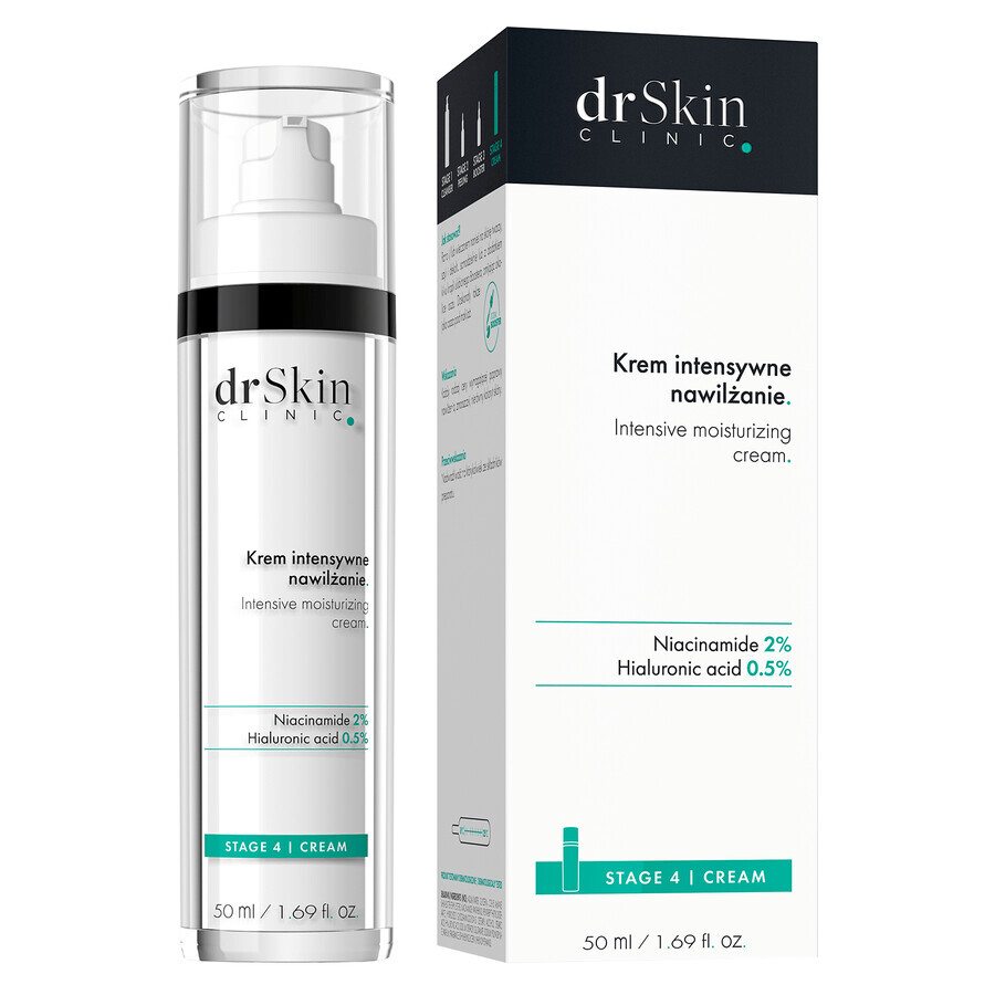 Buy DrSkin Clinic, face cream, intensive hydration, niacinamide 2%, hyaluronic acid 0.5%, 50 ml DrSkin Clinic, face cream, intensive hydration, niacinamide 2%, hyaluronic acid 0.5%, 50 ml