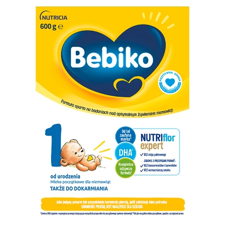 Bebiko 1 Nutriflor Expert Säuglingsmilch, ab Geburt, 600 g