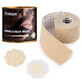 Bratape, bust shaping tape, beige, 5 cm x 5 m + nipples, 10 pieces
