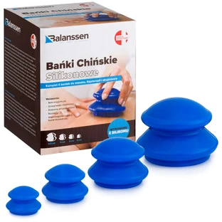 Balanssen, tazas chinas, silicona, 4 piezas