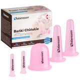 Balanssen, Chinese bubbles for face, neck and décolleté massage, 5 pieces