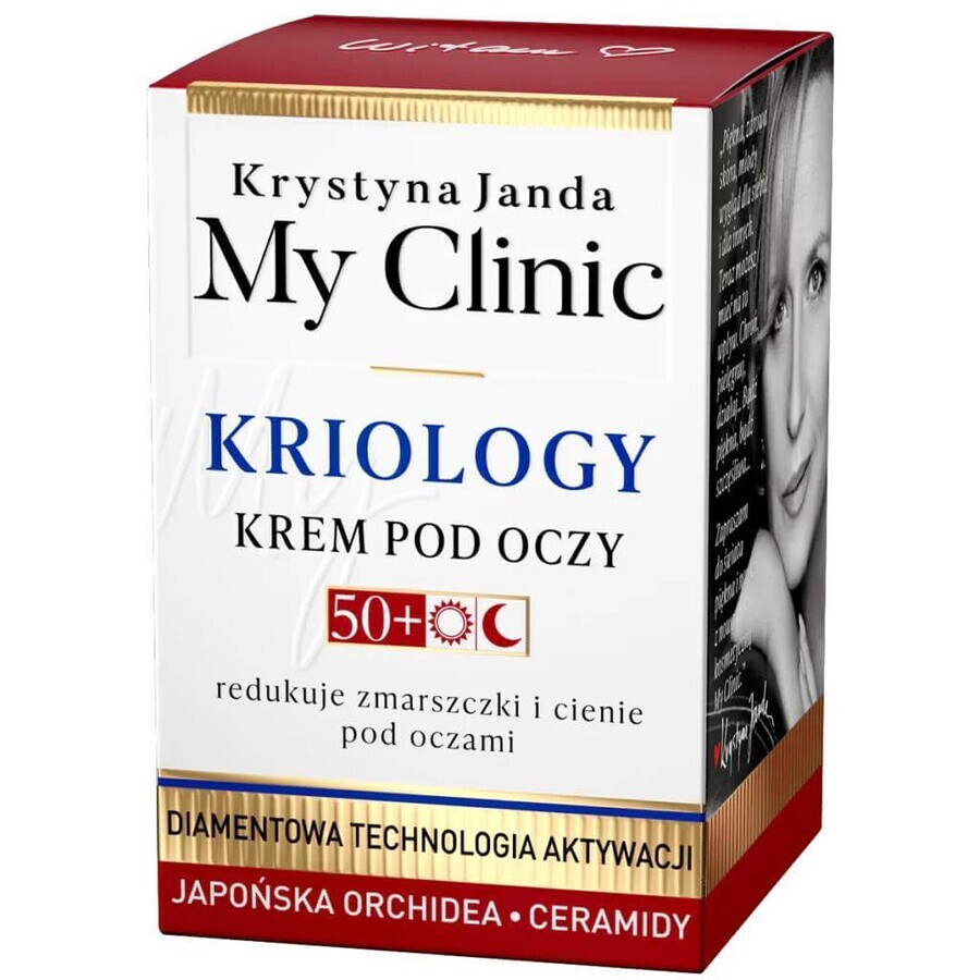 Comprar Janda My Clinic Kriology 50+, crema de ojos, día y noche, 15 ml Janda My Clinic Kriology 50+, crema de ojos, día y noche, 15 ml