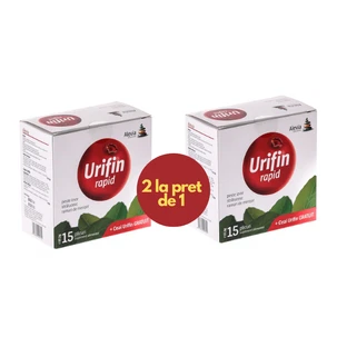 Envase Urifin Rapid + Urifin Té (1 + 1 ), 15+20 sobres, Alevia