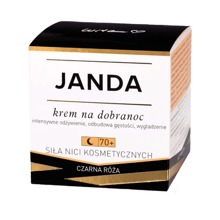 Janda Strength of Cosmetic Threads 70+ night cream, black rose, 50 ml