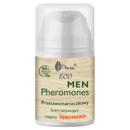 Ava Eco Men Pheromones, crème anti-rides pour le visage, 50 ml