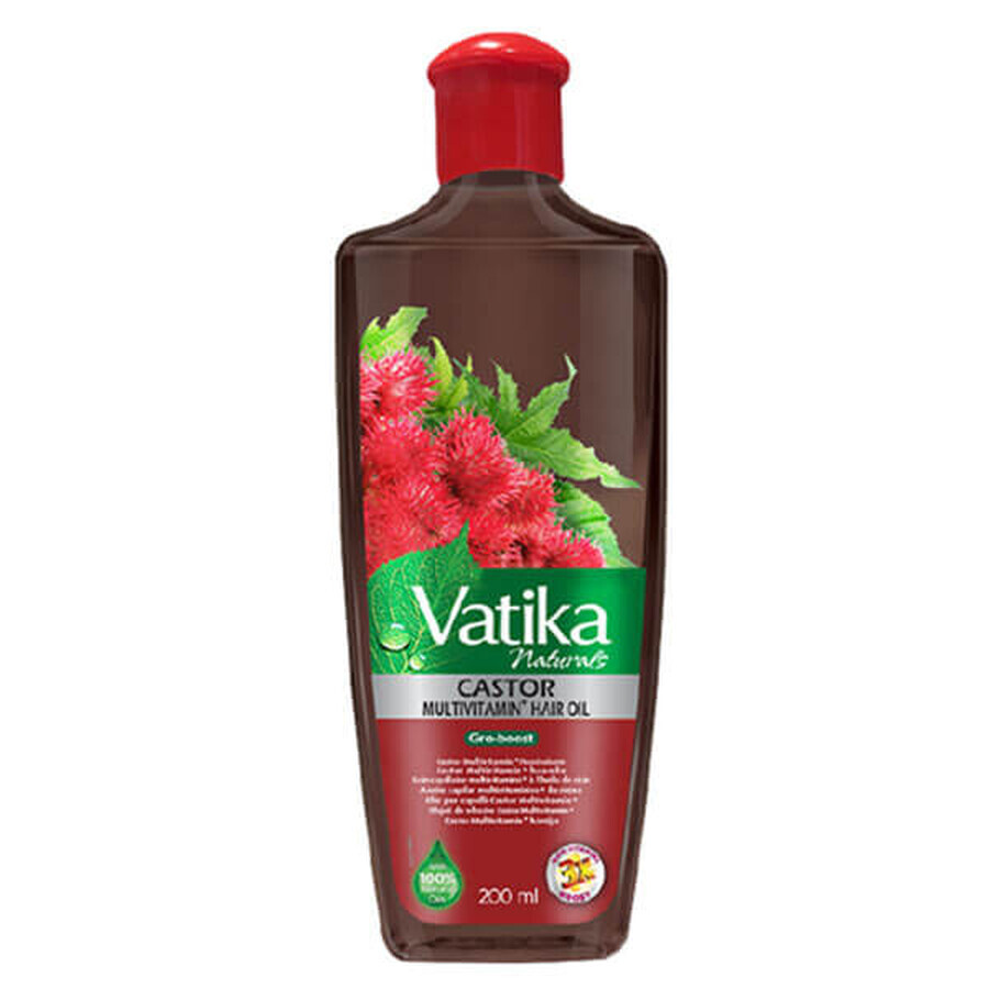 Boutique Vatika Naturals, huile de ricin pour la croissance des cheveux, 200 ml Vatika Naturals, huile de ricin pour la croissance des cheveux, 200 ml