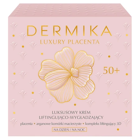Dermika Luxury Placenta 50+, luxury cream for lifting and smoothing, 50 ml